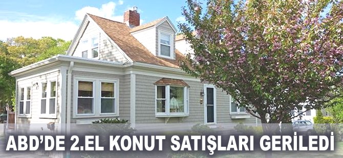 ABD'de 2.el konut satışları geriledi