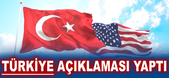 Türkiye açıklaması yaptı