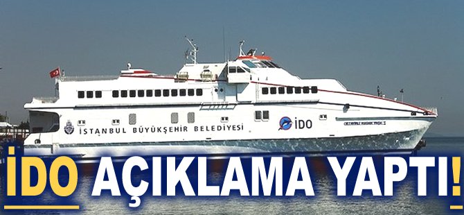 İDO açıklama yaptı!