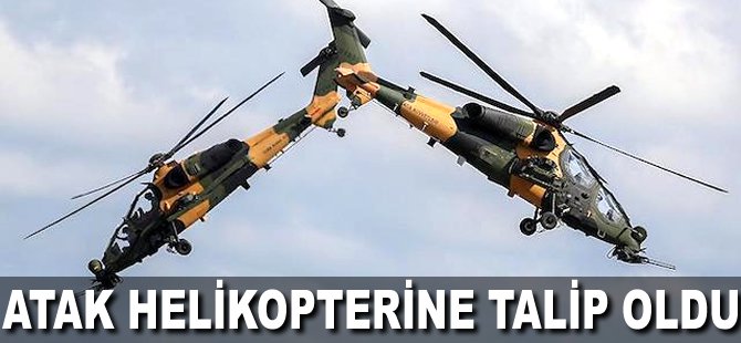 Atak helikopterine talip oldu