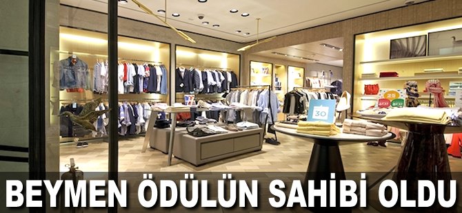 Beymen ödülün sahibi oldu