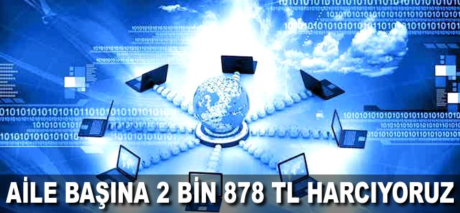 Aile başına 2 bin 878 TL harcıyoruz