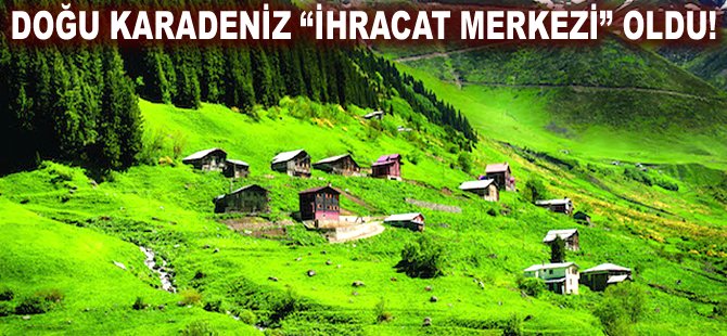 Doğu Karadeniz "İhracat Merkezi" oldu!