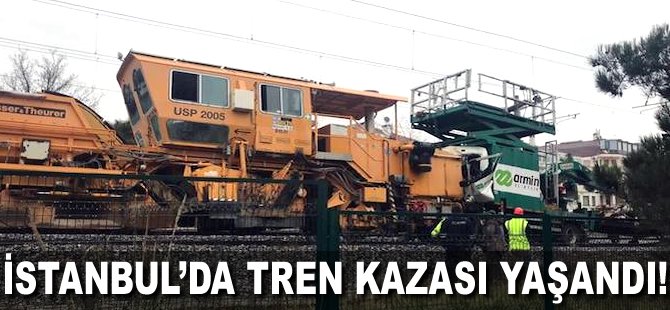 İstanbul'da tren kazası yaşandı!