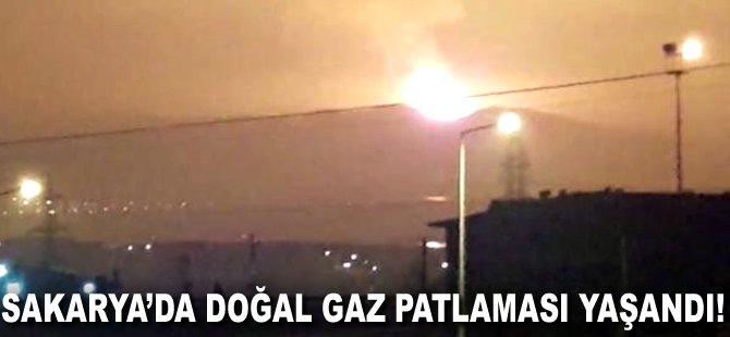 Sakarya'da doğal gaz patlaması yaşandı!