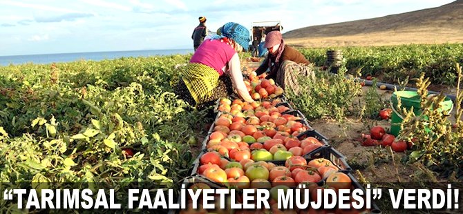 "Tarımsal Faaliyetler Tarifesi" müjdesi verdi!