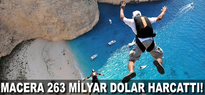 Macera 263 milyar Dolar harcattı!