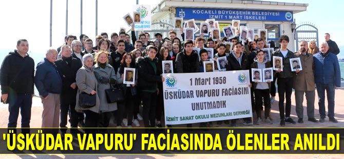 ‘Üsküdar Vapuru’ faciasında ölenler anıldı