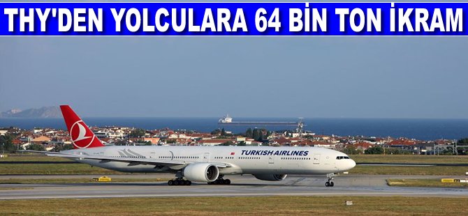 THY'den yolculara 64 bin ton ikram