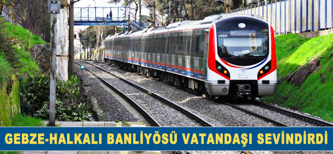 Gebze - Halkalı banliyö hattında ilk gün yoğunluğu