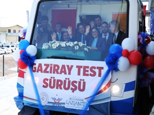 Gaziray'da test sürüşleri başladı