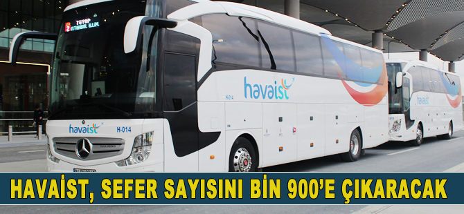 Havaist sefer sayısını bin 900'e çıkartacak