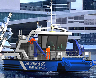 Oslo Limanı'nda atıklar elektrikli bot ile toplanacak
