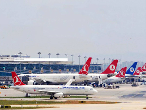 İstanbul'da hava trafiği arttı