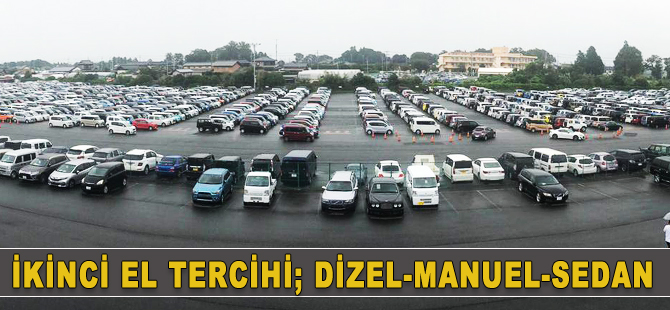 Türkiye'nin ikinci el tercihi; dizel-manuel-sedan