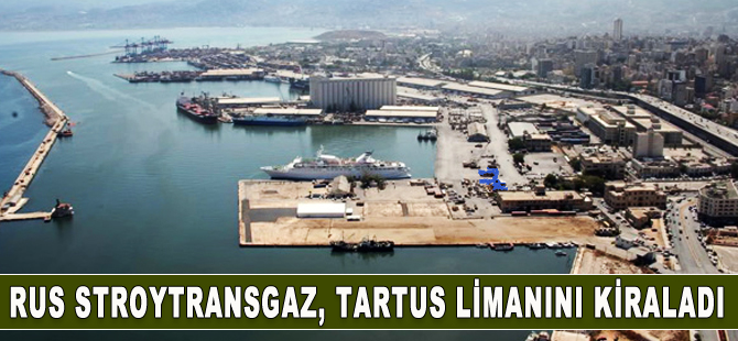 Tartus Limanı, Stroytransgaz isimli Rus şirketine 49 yıllığına kiralandı