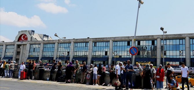 15 Temmuz Demokrasi Otogarı'nda yoğunluk