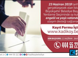 Kadıköy Belediyesi'nden İBB seçimine engelsiz ulaşım hizmeti