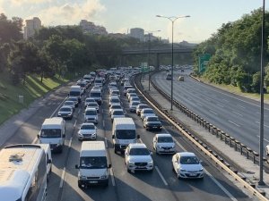 İstanbul'da köprüler bakımda! Trafik yoğunluğu hakim