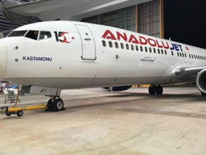 AnadoluJet uçağına '15 Temmuz' logosu