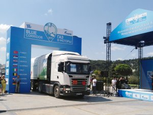 Scania, Mavi Koridor Rallisi’ne CNG’li Modeli ile katıldı