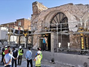 Hasankeyf'teki son eserin taşınmasına başlandı