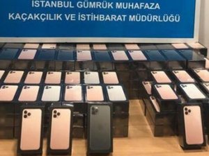 Sabiha Gökçen Havalimanı’nda 179 adet cep telefonu ele geçirildi