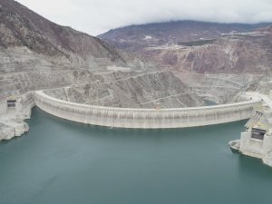 Çoruh Nehri'nin büyük bir kısmı göle döndü