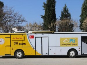 Tel Abyad'da Mobil PTT şubesi açıldı