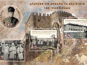 PTT’den ‘Atatürk’ün Ankara'ya gelişinin 100. yıl dönümü’ pulu