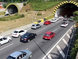 Bolu Dağı Tüneli'nden 2019'da yaklaşık 11,3 milyon araç geçti