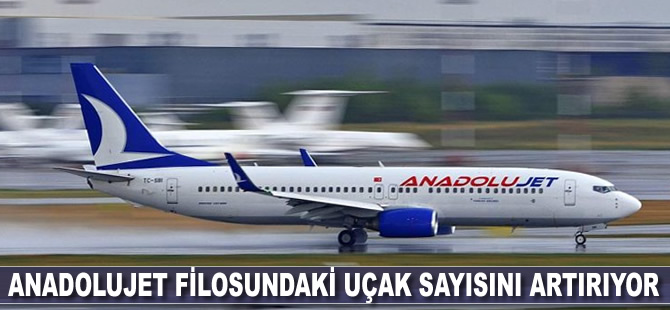 Anadolujet filosundaki uçak sayısını artırıyor