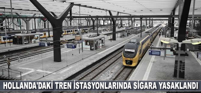 Hollanda'daki tren istasyonlarında sigara yasaklandı