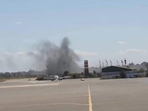Mitiga Havalimanı'nda uçuşlar durduruldu