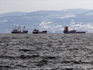 Sinop doğal limanı, yük gemilerinin güvenli sığınağı olmaya devam ediyor