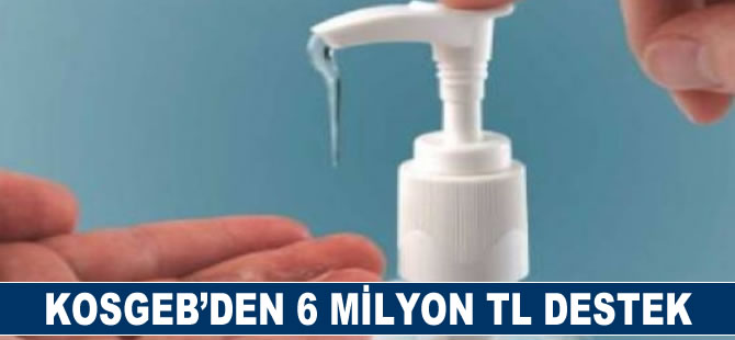 KOSGEB'den 6 milyon TL destek