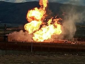 Türkiye-İran doğalgaz boru hattında patlama