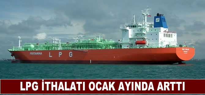 LPG ithalatı ocak ayında arttı