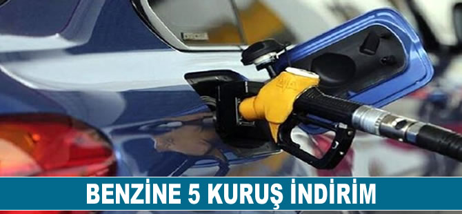 Benzine 5 kuruş indirim