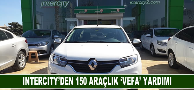 Intercity’den 150 araçlık 'Vefa' yardımı