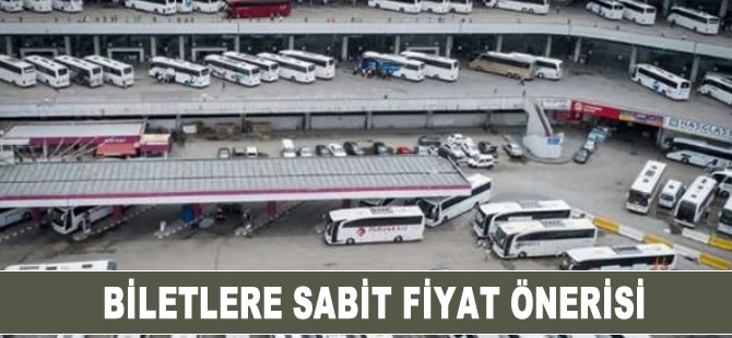 Biletlere sabit fiyat önerisi