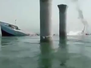 İran'a ait yük gemisi Irak karasularında battı