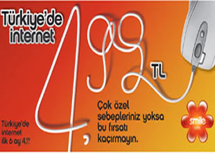ADSL fiyatları 5 liraya geriledi
