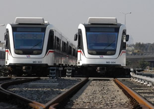 Aliağa-Menderes hattının ilk treni geldi