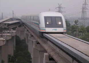 Dünyada manyetik raylı tren Maglev
