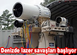Robot lazer silahı, tatbikatta denenecek