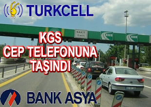 Köprü ve otoyoldan cep telefonuyla geçiş