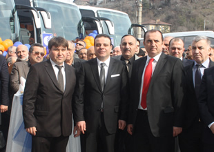 Metro, Karabük'te yeni otobüslerini tanıttı