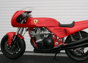 Ferrari motosiklet yeni sahibine kavuştu
