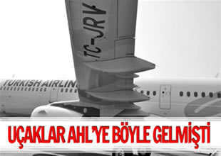 Türk Hava Yolları uçağının slıde'ı patladı